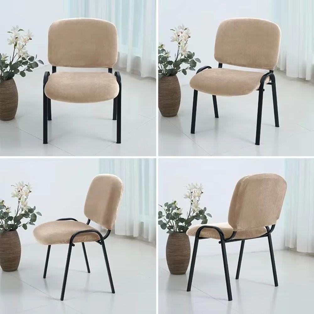 2Pcs/Set Universal Split Chair Slipcover Dustproof Backrest Chairs Cover  for Banquet Home Wedding