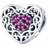 Openwork Heart Charms 925 Bead Heart Pendant Charms