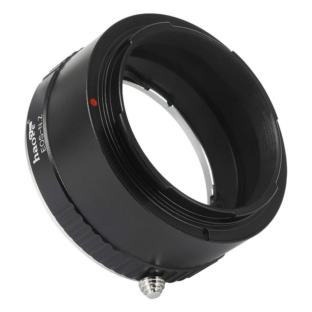 Haoge Manual Lens Mount Adapter for Canon EOS EF EFS Lenses To Nikon Z Mount Cameras Like Z7 EF-S Z6,
