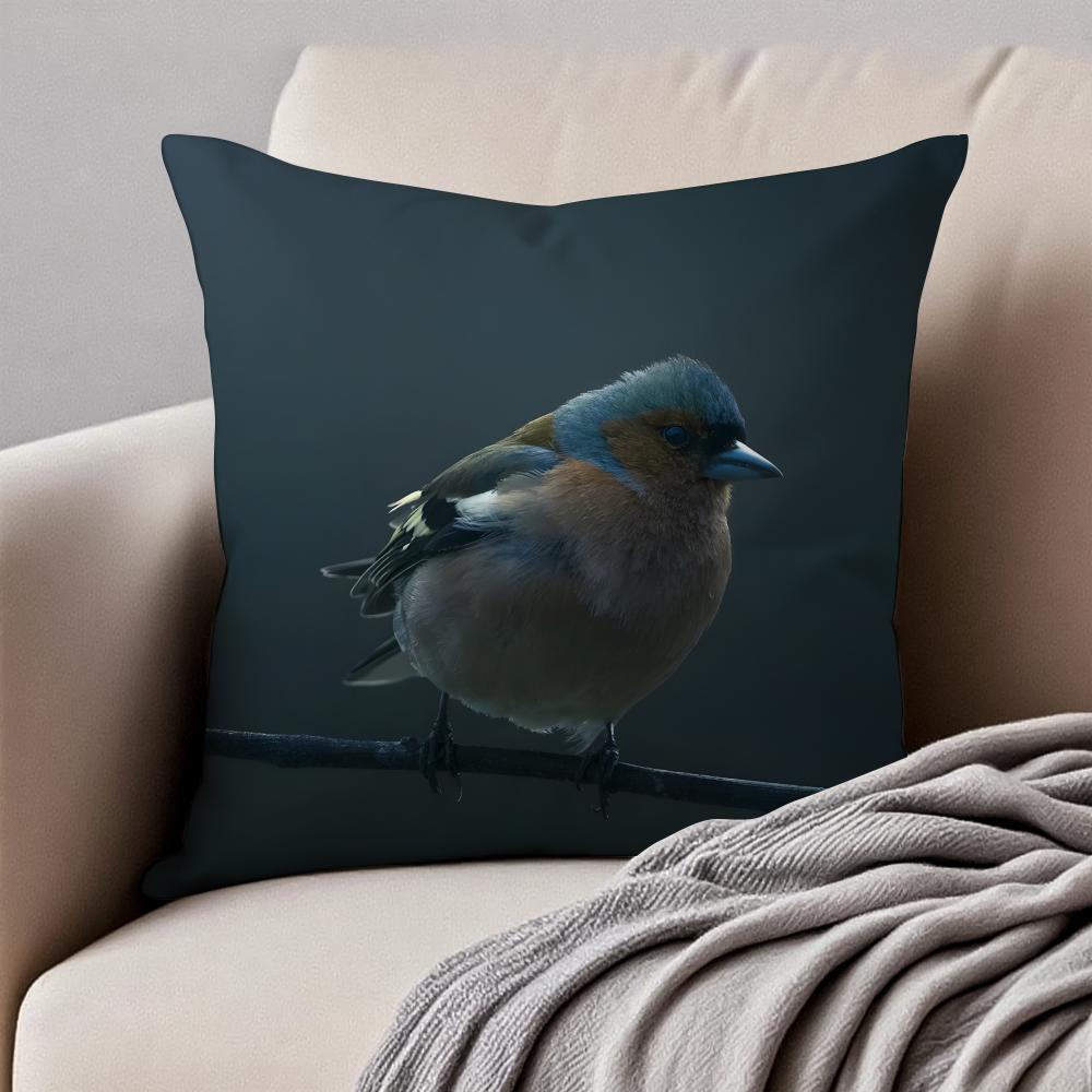 

Vivid Photographs of Flying Birds Cushion Cover Pillowcase Antidustmite Invisible Zipper Short Plush Sofa Cushion 30X30cm