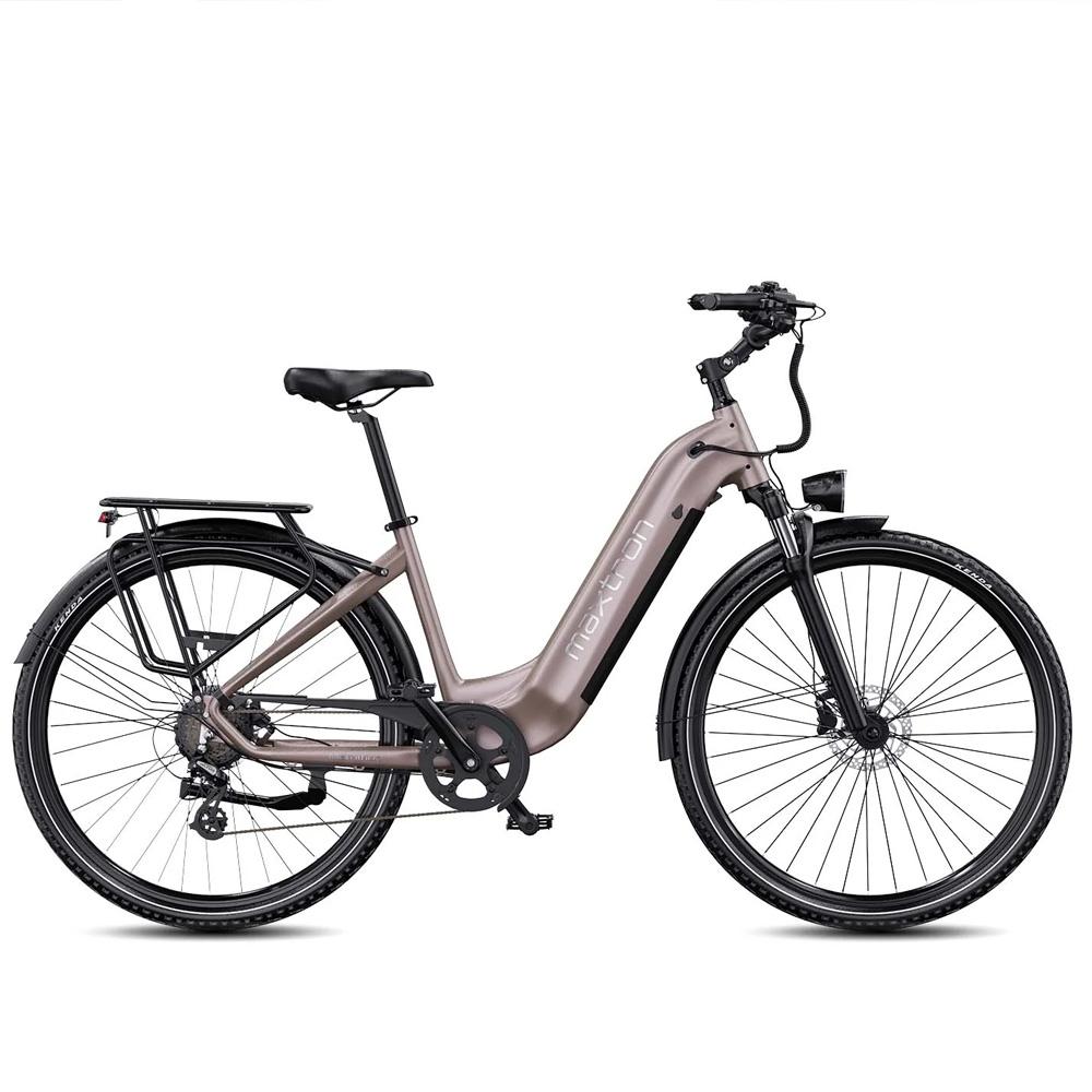 Electric Bicycle Maxtron Marathon Top Speed 25Km/h 28" Tire City Electric Bike For Adult 36V 22.5Ah Dual Disc Brakes 7 Speed Max Load 120Kg