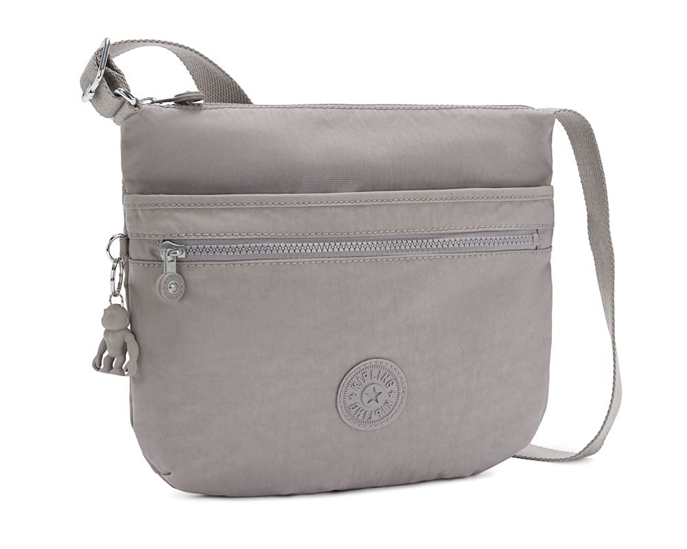 Kipling Crossbody Grey 4x29x26 cm Bag, Charcoal, Grey, (LxWxH)