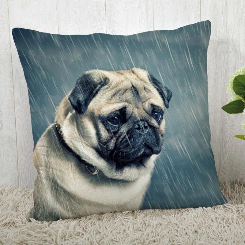 Pillowcase Bulldog  Modern Home Living Room Decoration