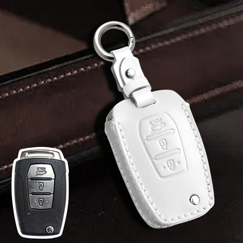 Echtes Leder Schlüsselhülle für Ssangyong Autos – Schutzhülle für Spezialschlüssel