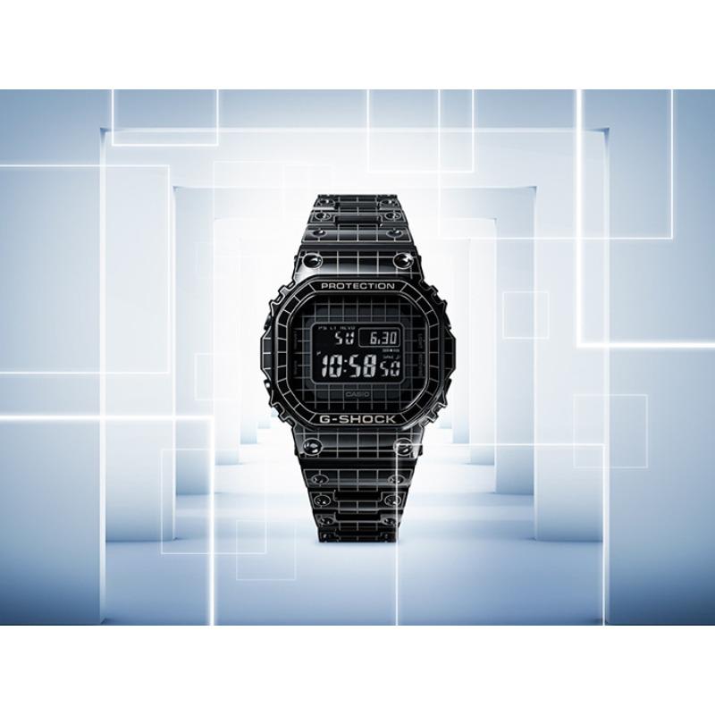 Casio G-SHOCK Men's Stainless Steel 200M Water Resistant Shock Resistant Quartz Watch GMW-B5000CS-1