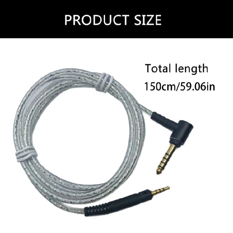 Headsets Cable for HD598/599HD558HD518/HD599/HD569 Headphones Clear Sound Wire with 4.4mm Balanced Plugs Enhances Sound