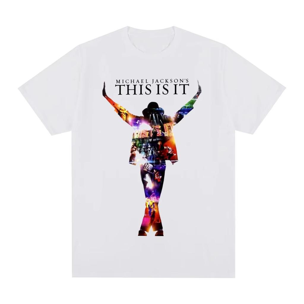 2026 Nuova Maglietta Michael Jackson Vintage Anni '90 Grafica Hip Hop Streetwear T-shirt per Unisex Donna Regalo per Fan Top Casual Estate