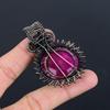Ruby Pendant Gemstone Jewelry, 999 Copper Wire Wrapped Handmade Pendant, Latest Design Jewelry