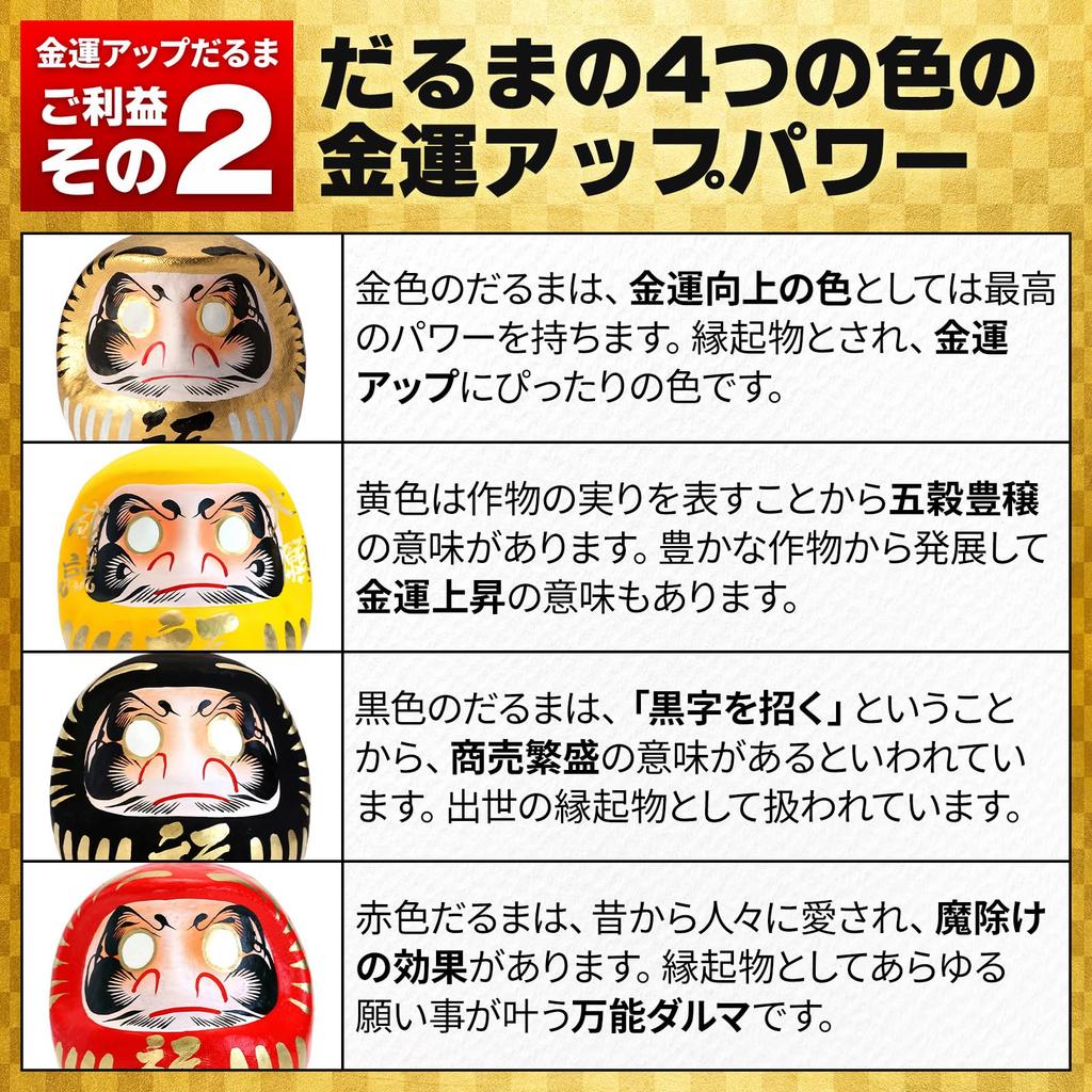 To the Money Luck Takasaki Daruma Good Luck Blessing 3 Height 15cm Increases Money Luck Red Financial Luck Savings Good Luck Great Wish Fulfillment