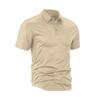 Men S Summer Breathable Short Sleeve Polo Shirt Solid Color Casual Sport Quick Dry