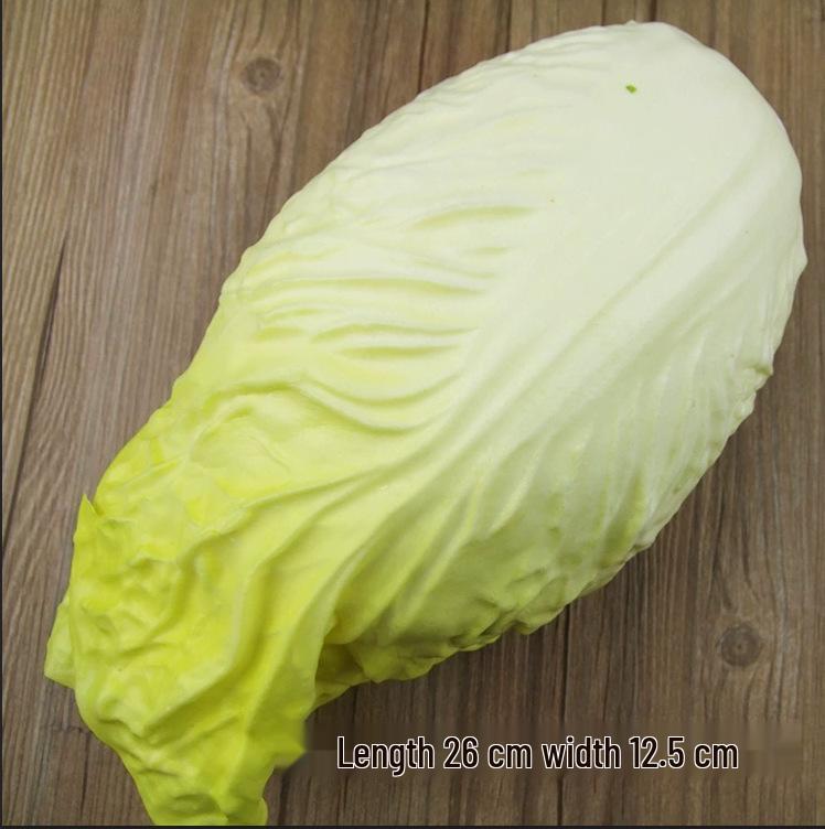 Artificial Vegetable Set: Eggplant, Cabbage, Cucumber, Celery, Spinach - Kitchen Decoration