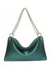 elegant solid metal chain underarm woman evening bags for wedding and night