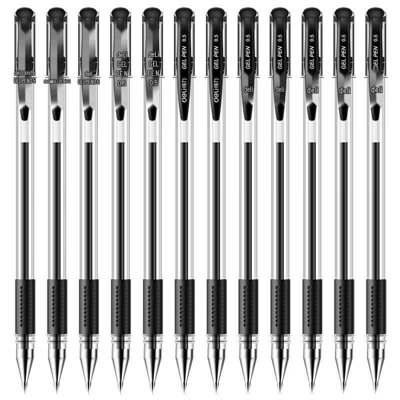 Deli 6600ES Gel Pens 0.5mm Mixed Color Pack