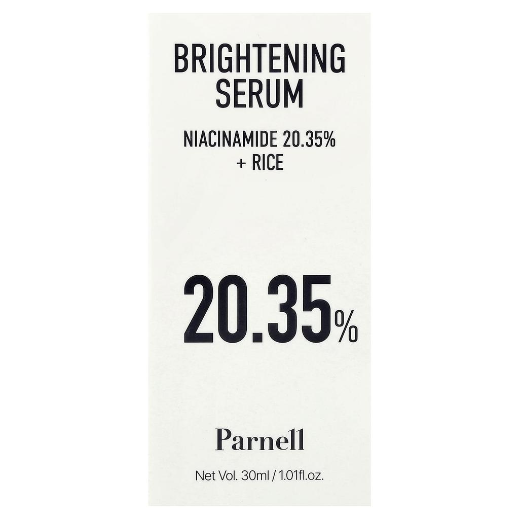 Parnell Niacinamide 20.35 Rice Brightening Serum, 30ml (1.01 Fl Oz)