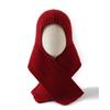 100% Pure Cashmere Children's Winter Hat and Scarf Set - Versatile, Solid Color Knit for Warmth and Style