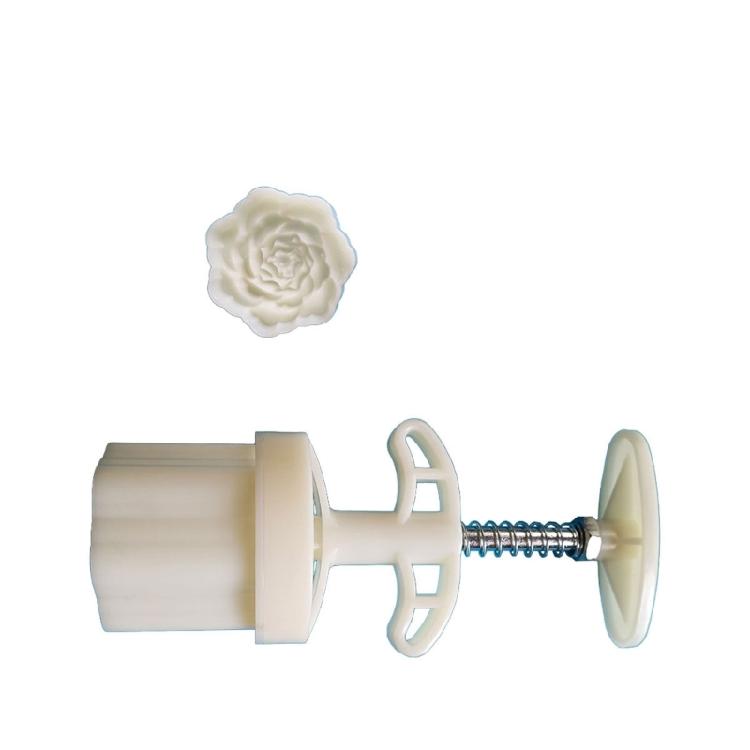 Flower Shaped Plastic Mooncake Stamps Mooncake Moulds DIY Baking Accessories
