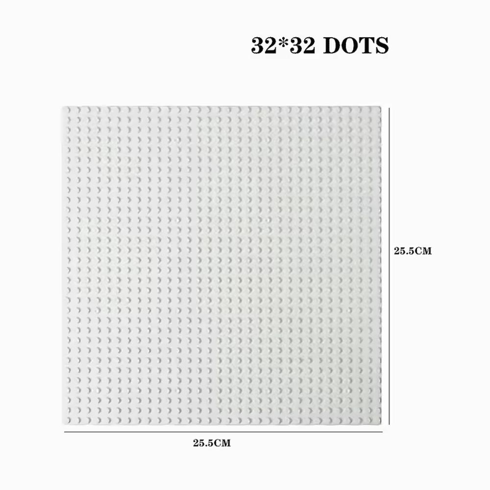 Classic Baseplate 32x32 Dots Building Blocks Bricks Base Plates DIY Plastic Board Building Blocks Baseplates Construction Toys