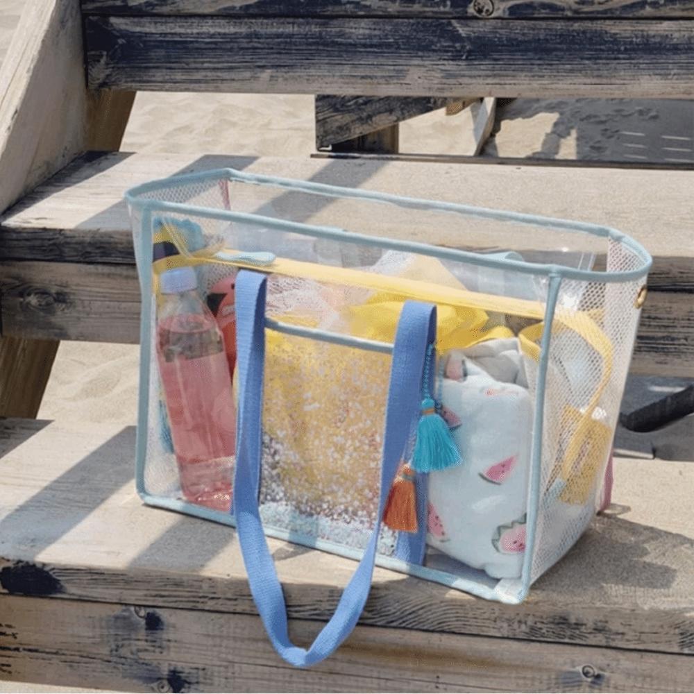 Waterproof Design Transparent Beach Bag Transparent PVC Storage Bag  Fitness Swimming