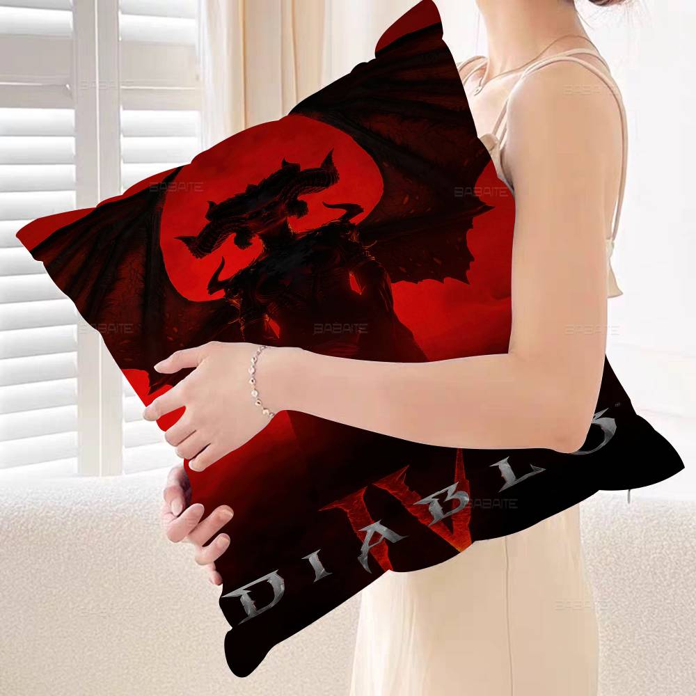 RPG Game Diablo 4 Pillowcases Home Bedding Decorative Pillow Cover Wedding Super Soft Pillow Case