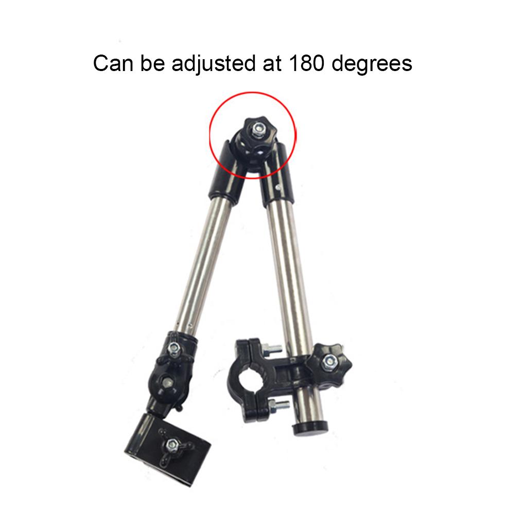 Innovative Umbrella Holder For Strollers - Baby Safe And Dry Adjustable Height Wheelchair Fully Functional Connector