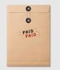 Printtoo Paid Self Inking Rubber Stamp Pre-Inked Office Stamp- Home Office Business Stationery, Black- 42 x 9