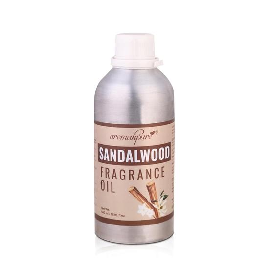 

Aromahpure Sandalwood Aroma Oil | 500ml Undiluted & Natural | Long-Lasting Scent for Aromatherapy, Candle & Soap Making, Diffusers, Room Freshener 500ML
