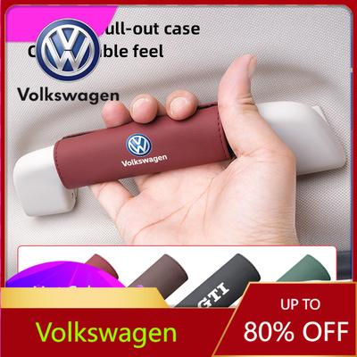 qwe3Car Sticker For VW Jetta MK5 Golf 1Pcs PU Leather Roof Handle Anti-scratch Protector Case For Volkswagen GTI T5 Teram