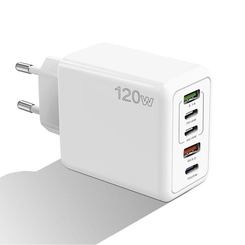 USB C Charger 120W Fast Charging Type C PD QC3.0 Mobile For IPhone Adapter Realme D3Z2