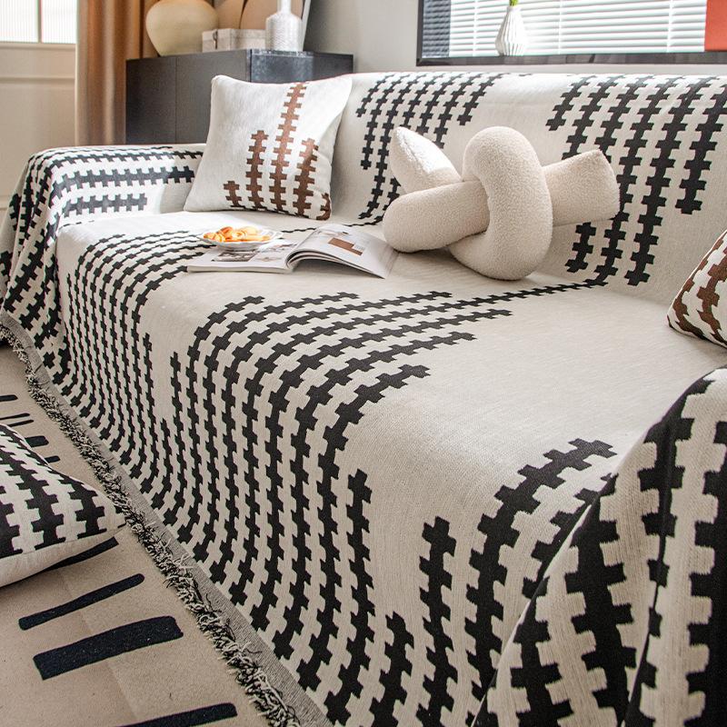 

Полотенце для дивана из синели, универсальный универсальный чехол для дивана Four Seasons, пылезащитный чехол, цельный чехол для дивана, ткань с защитой от царапин 180*130cm