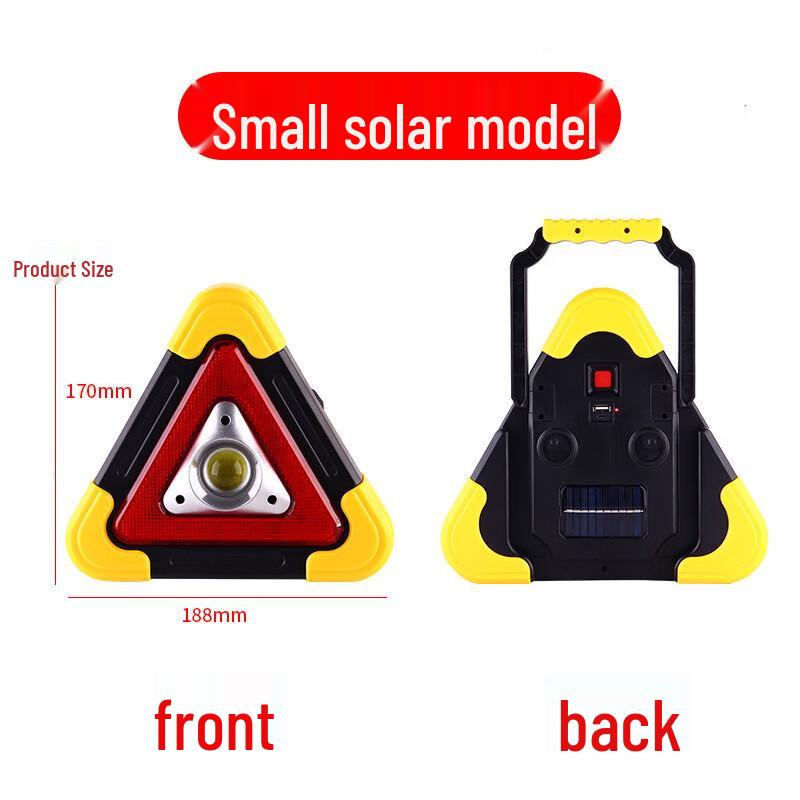 

Le Shi Solar Car Warning Triangle with Lights