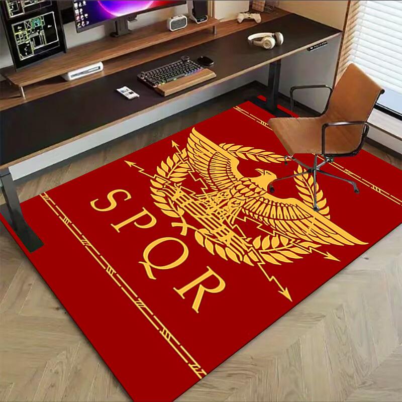 1pc Eagle SPQR Carpet, Office Rug Outdoor Mat Home Decor Area Carpet Festival