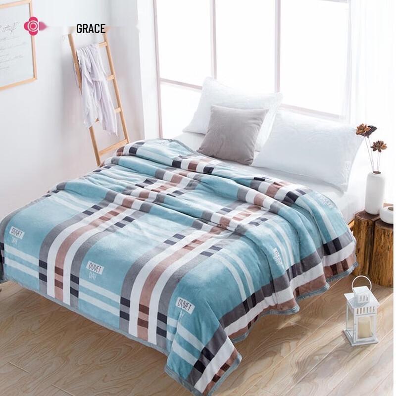 

Jieliya All-Season Flannel Blanket