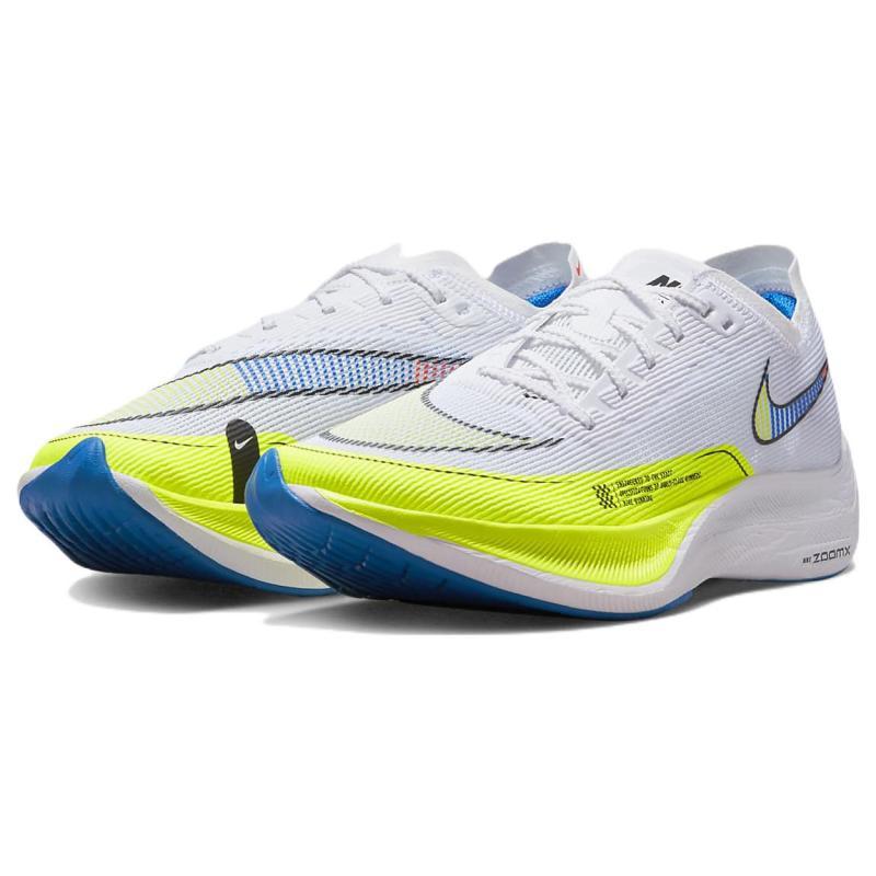 Nike ZoomX Vaporfly Next% 2 'White Volt Racer Blue' Sneakers casualCU4111-103