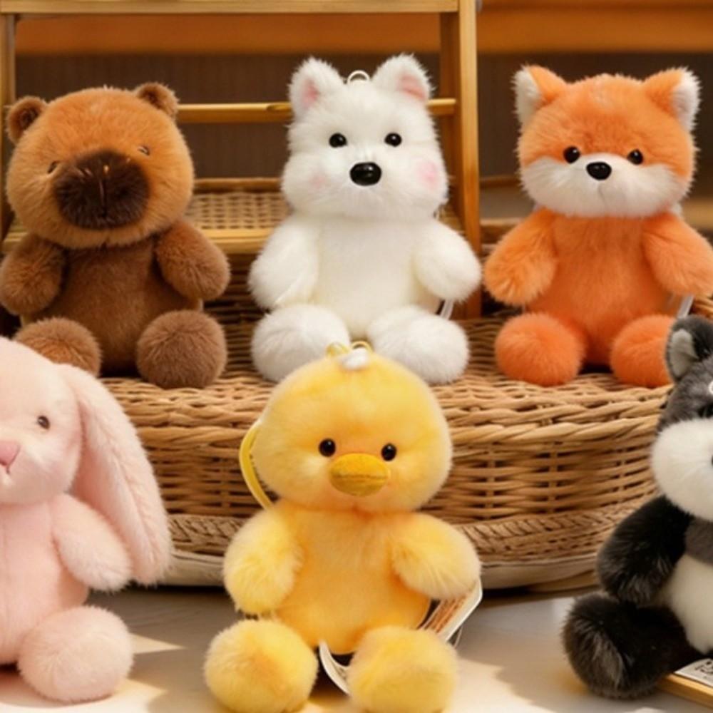Sitting Animals Plush Pendant Dolls Panda Plush Toy Fashion Stuffed Doll  Gift