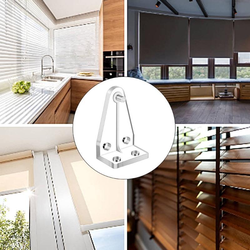 12/24Pcs Clear Window Blinds Hold Down Brackets Bottom Rails Hold Clips Positioning Hook Replacements Easy Installation