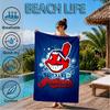 Indians Football Beach Towel, Microfiber Beach Towel, Perfect For Pool, Beach, Travel, Home Decor Beach Party Fan Gifts