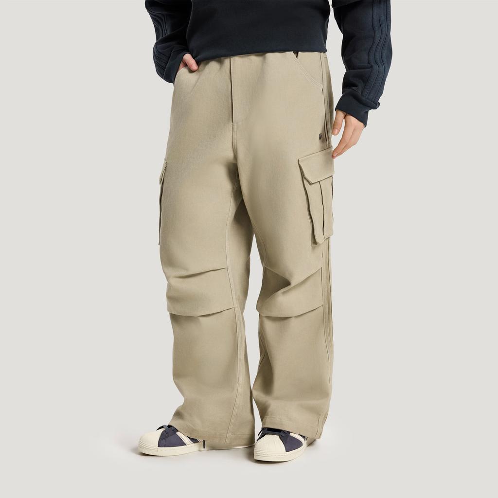 Adidas Originals FW25 Cargo Trousers Woven Sports Multi-Pocket Straight Leg Work Pants Men bottoms KR5044