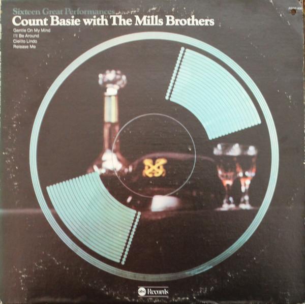 LP Record COUNT BASIE, THE MILLS BROTHERS - Sixteen Great Performances ABDP4001 ABC Records 1975 US Jazz Used