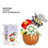 Lego-Compatible Flowers & Insects Bonsai: Educational Building Toys for Kids with Small Parts