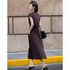Elegant V-Neck Cap Sleeve Summer Dress