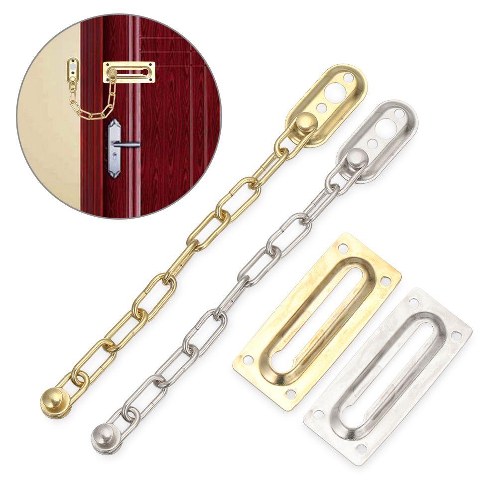 Bolt Safety Guard Protector Hardware Anti-theft Chain Slide Catch Chain Locks Security Door Chain