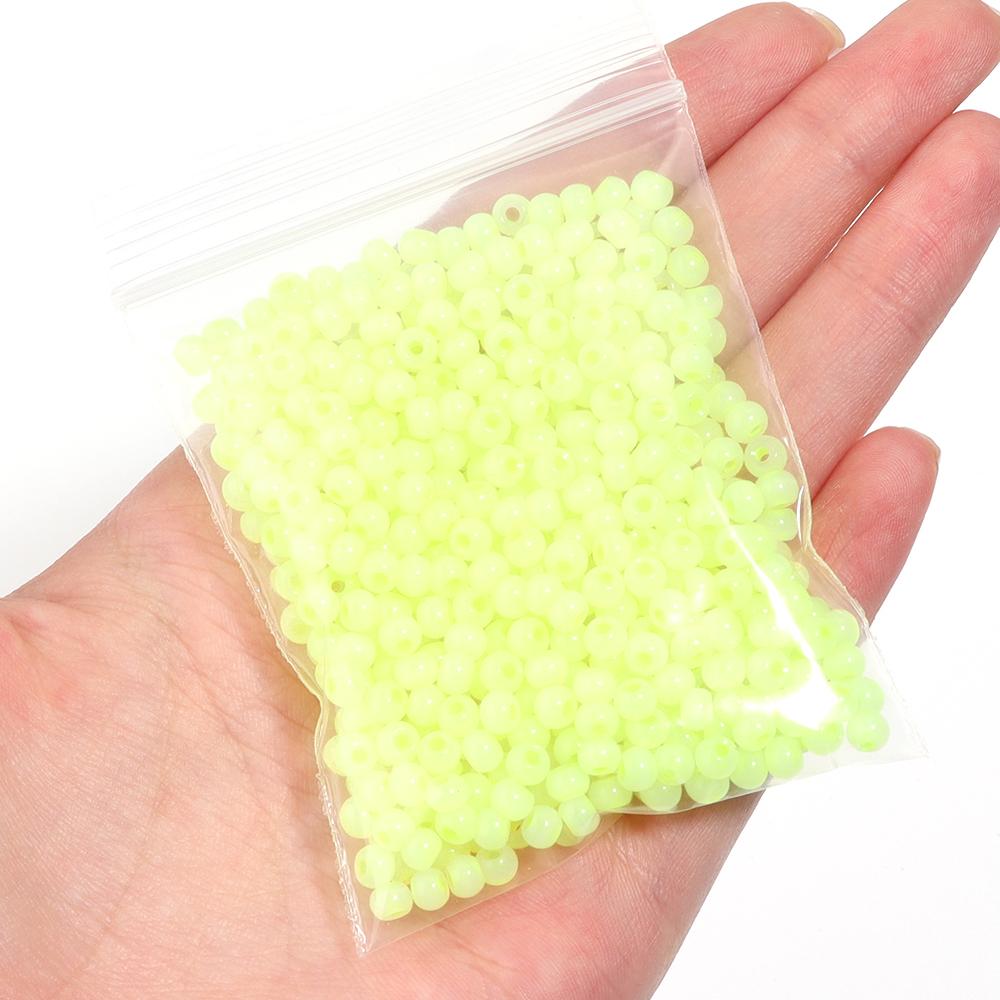 500Pcs 4mm Czech Cat Eye Glass Seed Beads Colorful Charm Spacer Round Beads For DIY Bracelet Earring Jewelry Making Wholesale