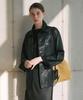 Angelo Bianco Noir Leather Single Jacket
