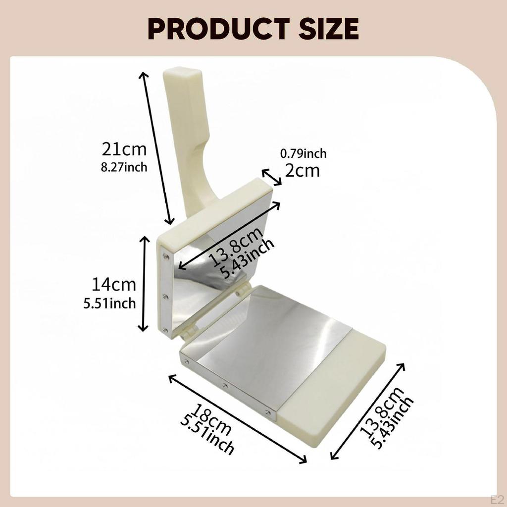 Dumpling Skin Maker Pressing Tool Convenient Multipurpose Presser Tortilla for Homemade