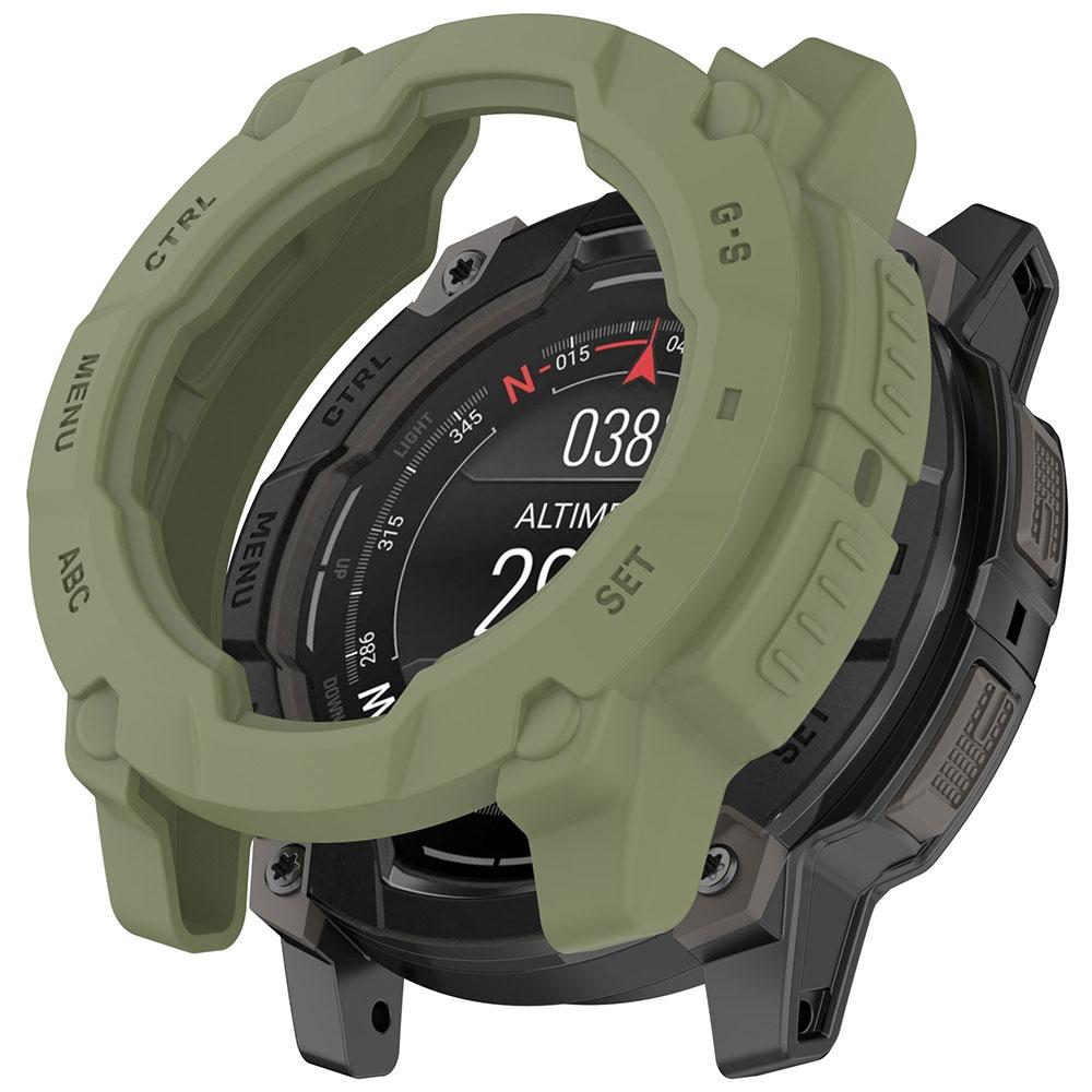 Silicone Protective Case Cover for Garmin instinic 3 45mm 50mm Sports SmartWatch Shell with glass film
