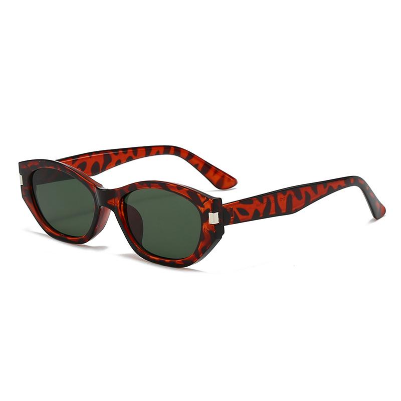 Korean Retro Cat Eye Cocoa Sunglasses for Women - High-End Fashion, Vacation & Street Style