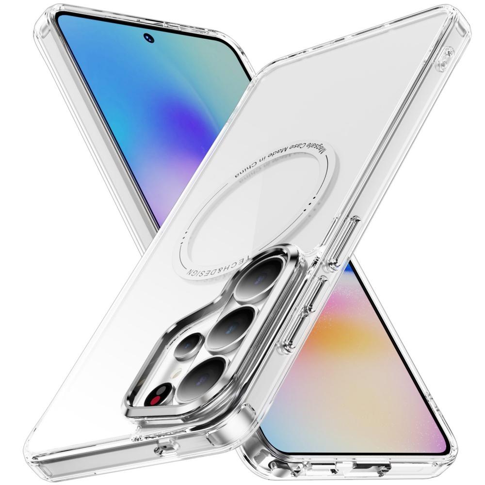 HD Clear Anti-yellowing Alloy Lens Shockproof Case For Samsung Galaxy S26 Ultra S25 S24 S23 Plus For Magsafe Charge Phone Cover