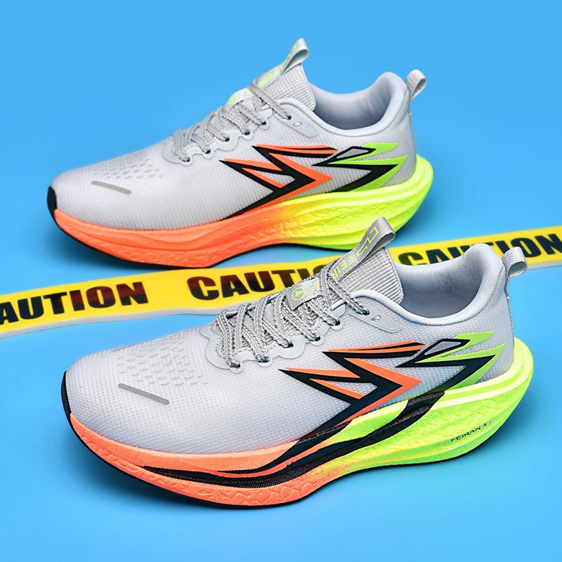 

Настоящая взрывная подошва карбоновая доска кроссовки для бега мальчики и студенты гоночные амортизация спорт дышащие экзамен в старшую школу спортивная обувь 45