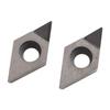 PCD Wendeschneidplatten-Schneidlösungen 2 Stück DCGT070202 für Nichteisenmetalle