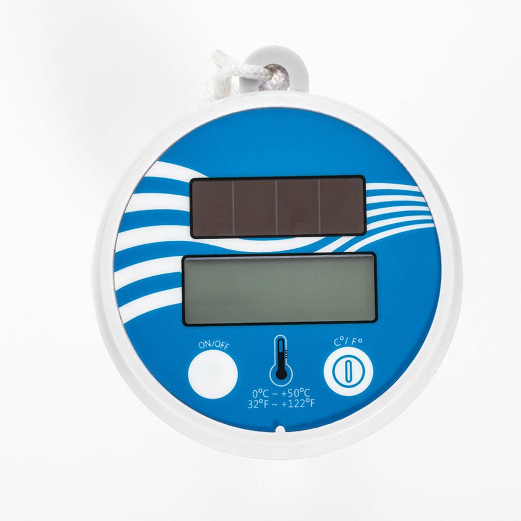 Solar Powered Wireless Pool Temperature Tester Swim Pond Tub Waterproof Digital LCD Display Floats Temperature Meter